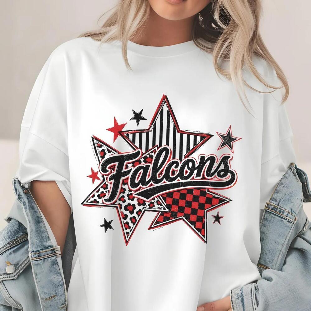 Falcons Spirit Wear Shirt, Falcon Star Spirit Wear